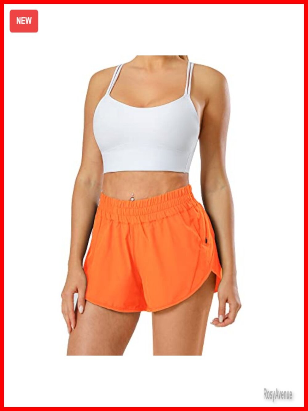 Quick Dry Running Shorts With Zip Pockets, Athletic Workout Shorts View 5